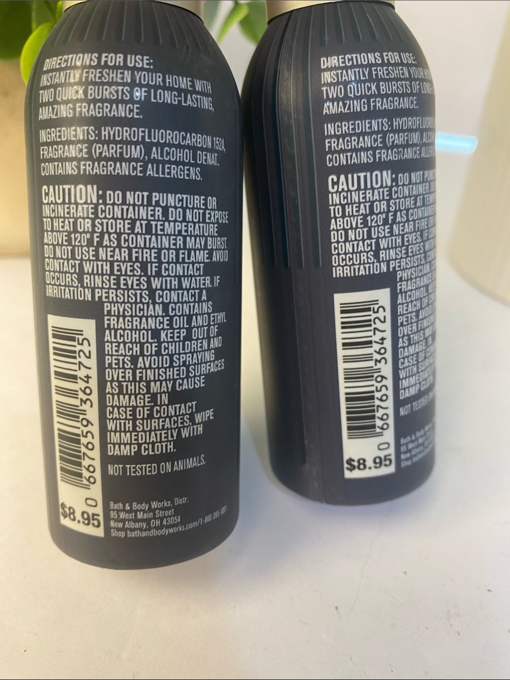 “Mahogany Coconut” Bath & Body Works 2 New Concentrated Room Sprays - Picture 4 of 4